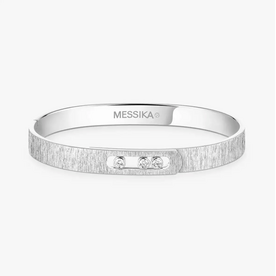 MESSIKA 18kt White Gold Move Noa Cisele Bangle MESSIKA 18kt White Gold Move Noa Cisele Bangle