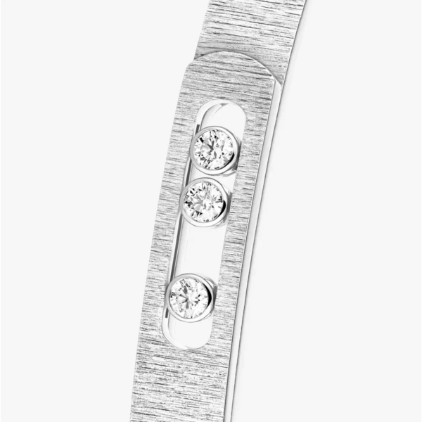 MESSIKA 18kt White Gold Move Noa Cisele Bangle
