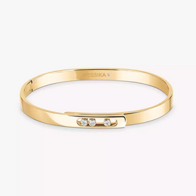 MESSIKA 18kt Yellow Gold Move Noa Bangle