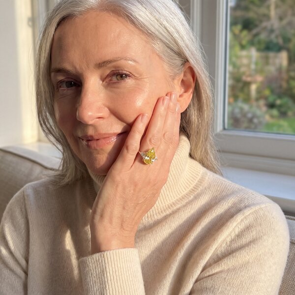 Platinum 4.75 tcw Diamond Ring