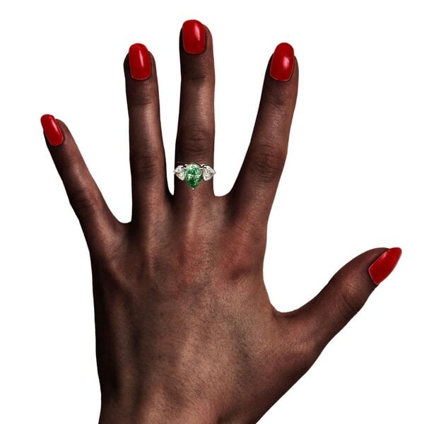 18kt White Gold 1.88 tcw Diamond Ring