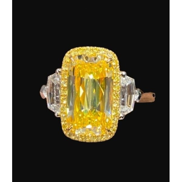 18kt Yellow and White Gold 2.97 tcw Diamond Ring