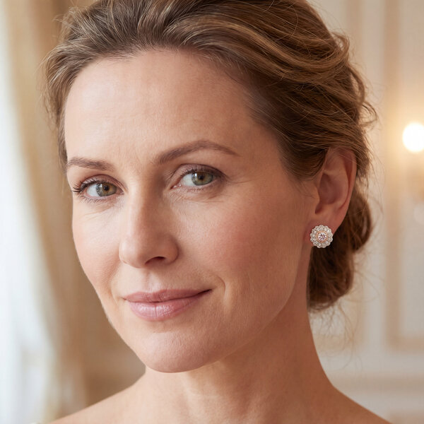 18kt White Gold  2.02 tcw Diamond Earrings