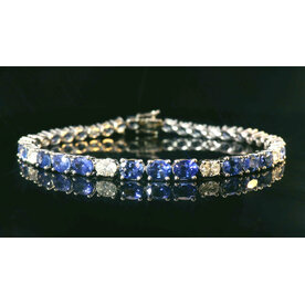 1641BR - 14kw Sapph 7.73 Dia 1.45 Bracelet