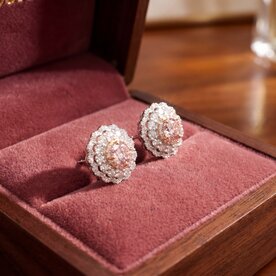 18kt White Gold  2.02 tcw Diamond Earrings