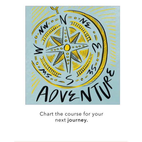 MONICA RICH KOSANN CH-SmCompass-SS - Mini "Adventure" Compass Necklace with White Sapphire in Sterling Silver