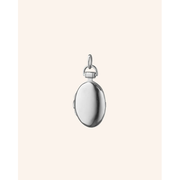 MONICA RICH KOSANN Petite "Anna" Sterling Silver Locket Charm