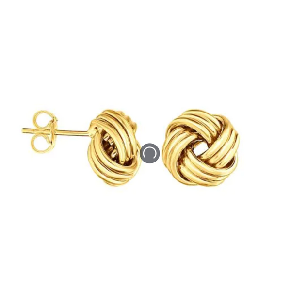 14ky Knot Earrings
