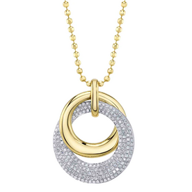 SHY CREATION INC SC55027388 - 14kw/y .46 Dia Pave Ball Neck