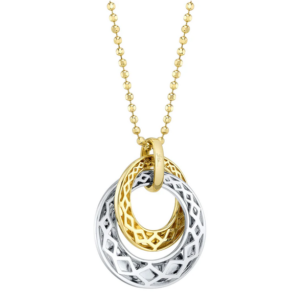 SHY CREATION INC SC55027388 - 14kw .46 Dia Pave Ball Neck
