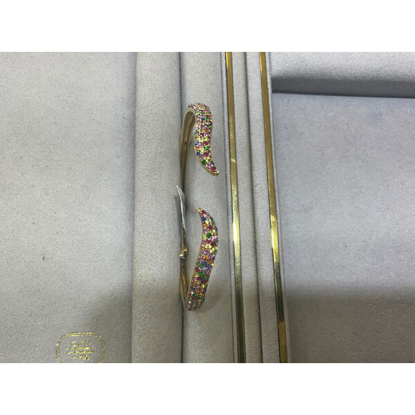 SHY CREATION INC SC55013245V2ZS - 14ky 2.40C Multi-Color Bracelet