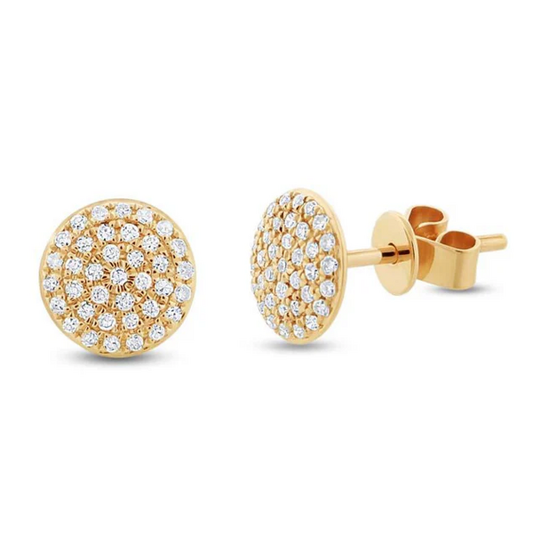 SHY CREATION INC SC36213116V3 - 14Ky Di .21ct Pave Earr