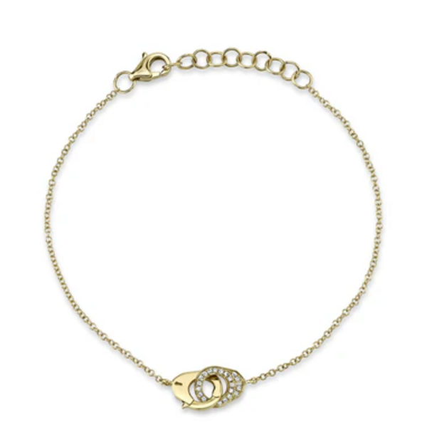 SHY CREATION INC SC55021260 - 14ky .05 Dia Handcuff Bracelet