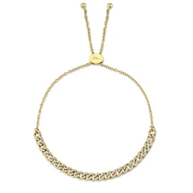 SHY CREATION INC SC55022379 - 14ky .36 Dia Link Bolo Bracelet
