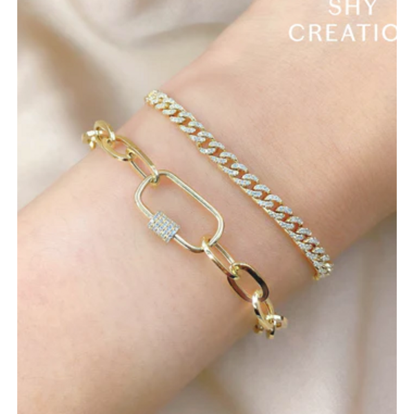 SHY CREATION INC SC55022379 - 14ky .36 Dia Link Bolo Bracelet