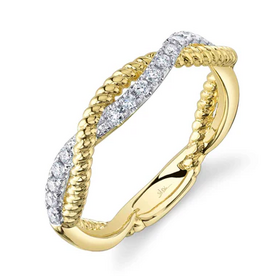 SHY CREATION INC SC55026861RD - 14 ky .22 Dia Twisted Ring