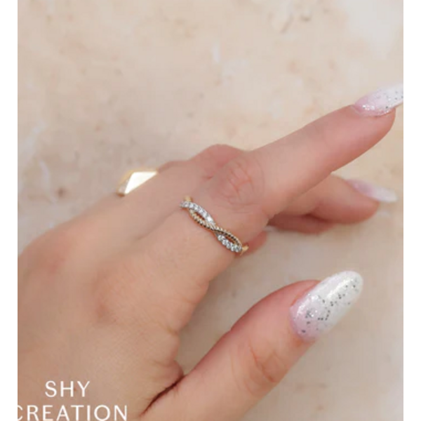 SHY CREATION INC SC55026861RD - 14 ky .22 Dia Twisted Ring