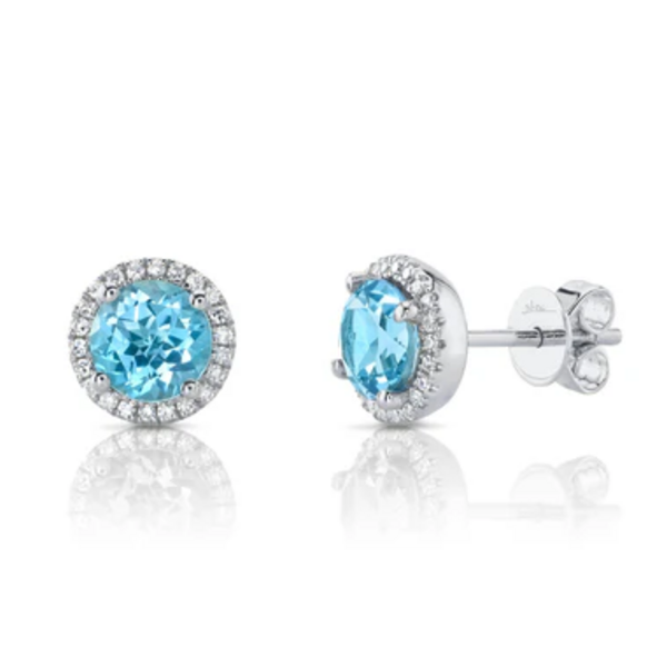 SHY CREATION INC SC55006937 - 14 kw .14 Dia and 2.06 Blue Topaz Earrings