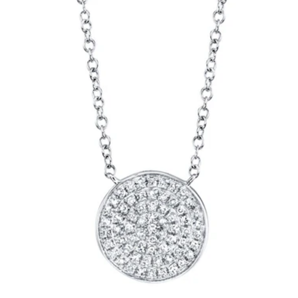 SHY CREATION INC SC55002398 - 14 kw .15 Dia Pave Circle Necklace
