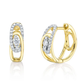SHY CREATION INC SC55028496RD - 14 ky .23 Dia Huggie Earrings