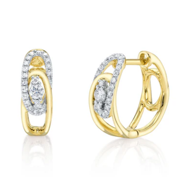 SHY CREATION INC SC55028496RD - 14 ky .23 Dia Huggie Earrings