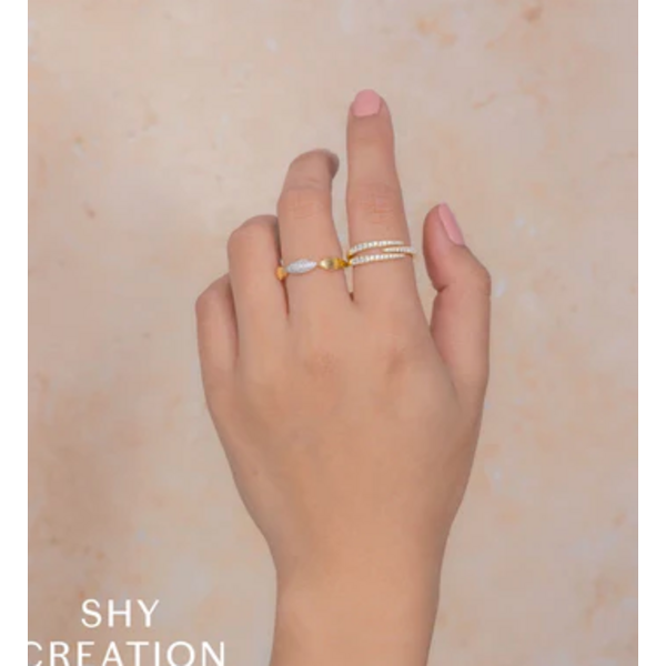 SHY CREATION INC 14ky .38 Diamond Lady's Ring