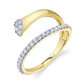 SHY CREATION INC 14ky .29 Diamond Pear Ring