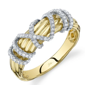 SHY CREATION INC 14ky .19 Diamond Lady's Ring