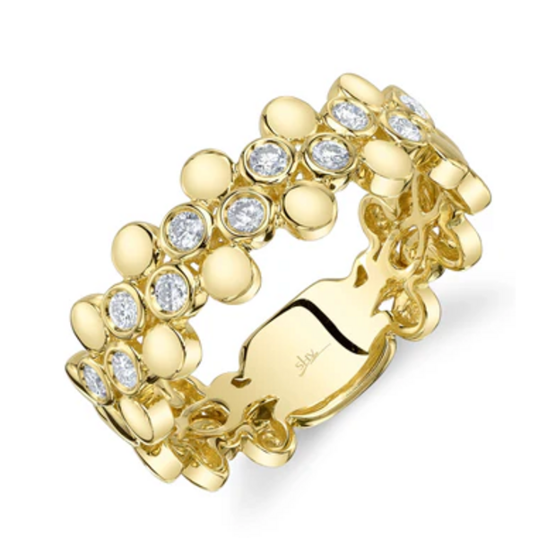 SHY CREATION INC 14ky .24 Diamond Bezel Ring