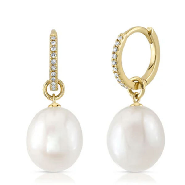 SHY CREATION INC SC55023676 - 14 ky .06 Dia and Cultured Pearl Earrings