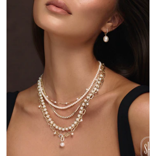 SHY CREATION INC SC55023676 - 14 ky .06 Dia and Cultured Pearl Earrings