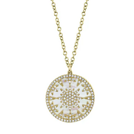 SHY CREATION INC SC55019621 - 14 ky .32 Dia and 2.88 MOP Necklace