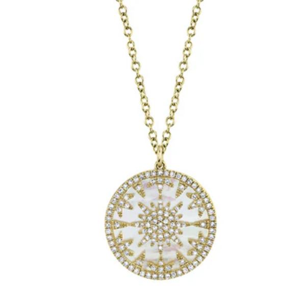 SHY CREATION INC SC55019621 - 14 ky .32 Dia and 2.88 MOP Necklace
