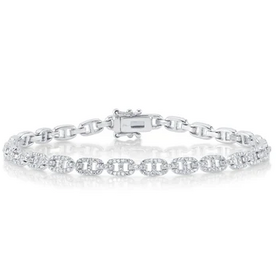 SHY CREATION INC 14kw 1.05 Diamond Link Bracelet