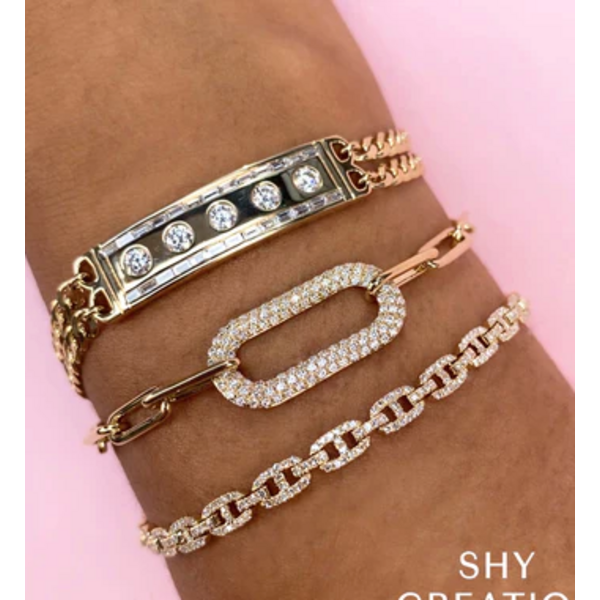 SHY CREATION INC SC55024484 - 14 kw 1.05 Dia Link Bracelet