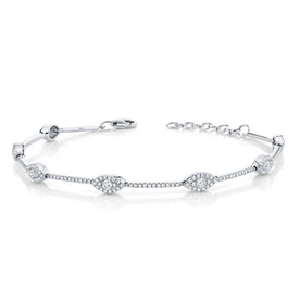 SHY CREATION INC SC55004935 - 14 kw .88 Dia Eye Bracelet
