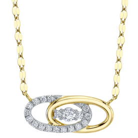 SHY CREATION INC SC55028490RD - 14 ky .19 Dia Sparkle Chain Necklace