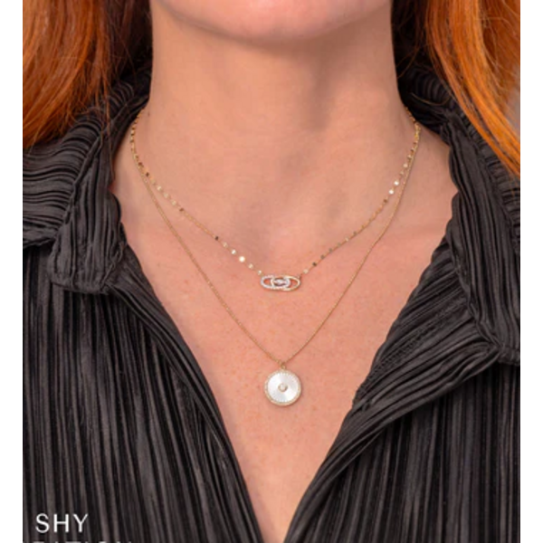 SHY CREATION INC SC55028490RD - 14 ky .19 Dia Sparkle Chain Necklace