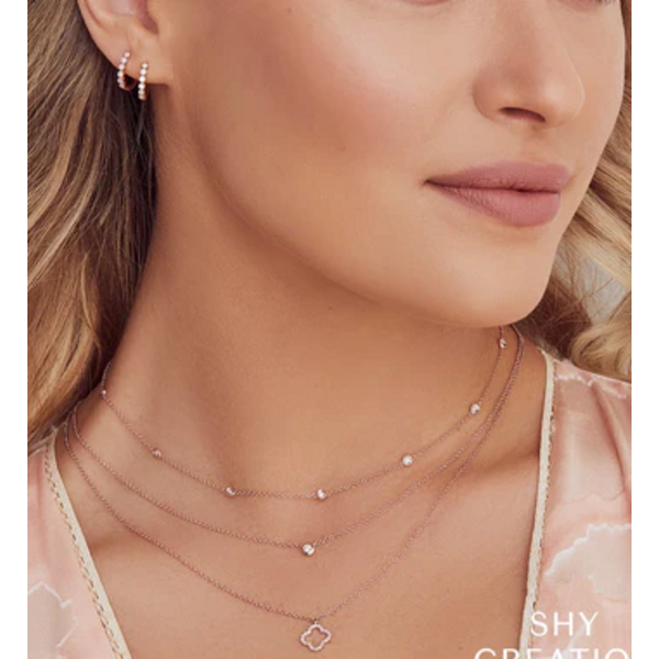 SHY CREATION INC SC22003838 - 14ky 18" .28 Dia By Yard Necklace