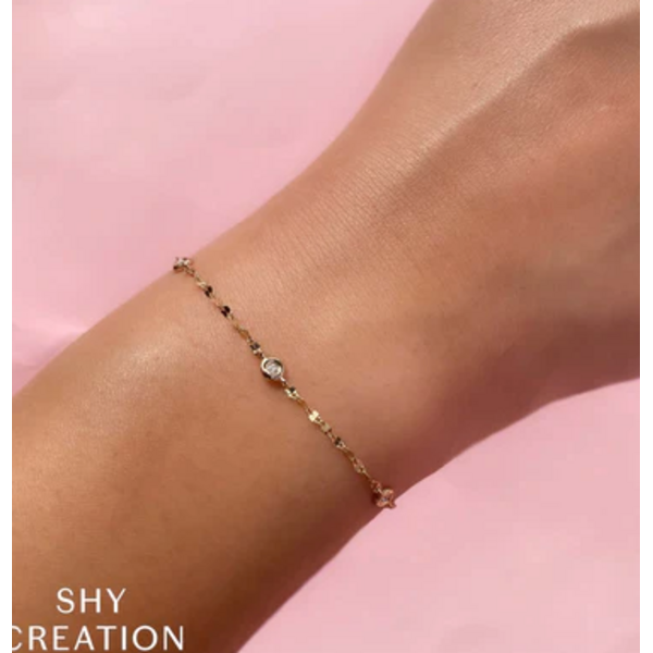 SHY CREATION INC SC55025787 - 14 ky .10 7" Dia By The Yard Bracelet