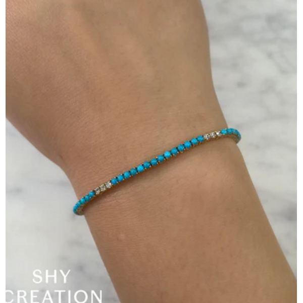 SHY CREATION INC SC55025170 - 14 ky .39 Dia and 2.88 Tur Bracelet