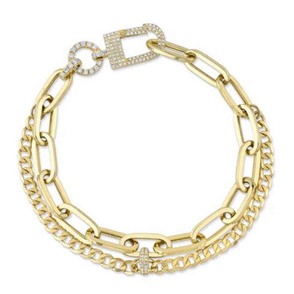 SHY CREATION INC SC55025218 - 14 ky .46 Dia Paper Clip Bracelet