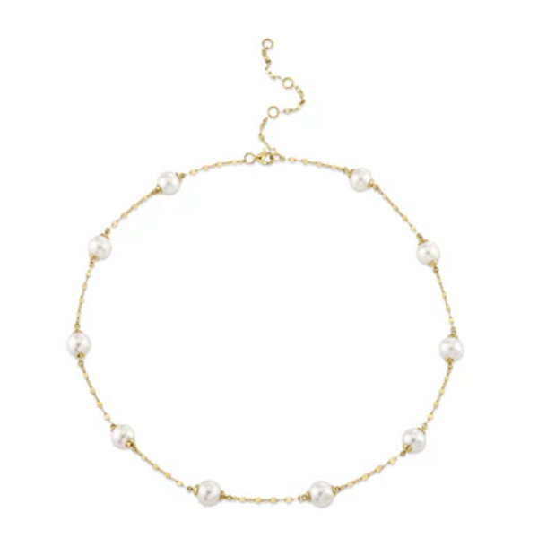 SHY CREATION INC SC55029218V2 - 14 ky Cultured Pearl Chain Necklace