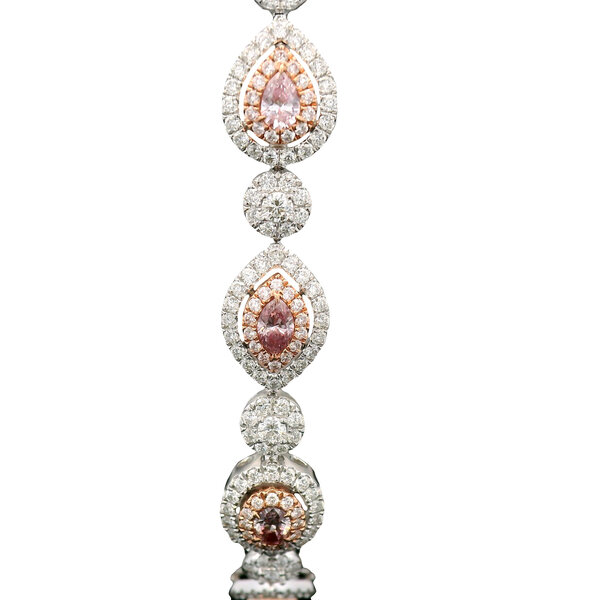 18kt White Gold 4.69ct Diamond Bracelet