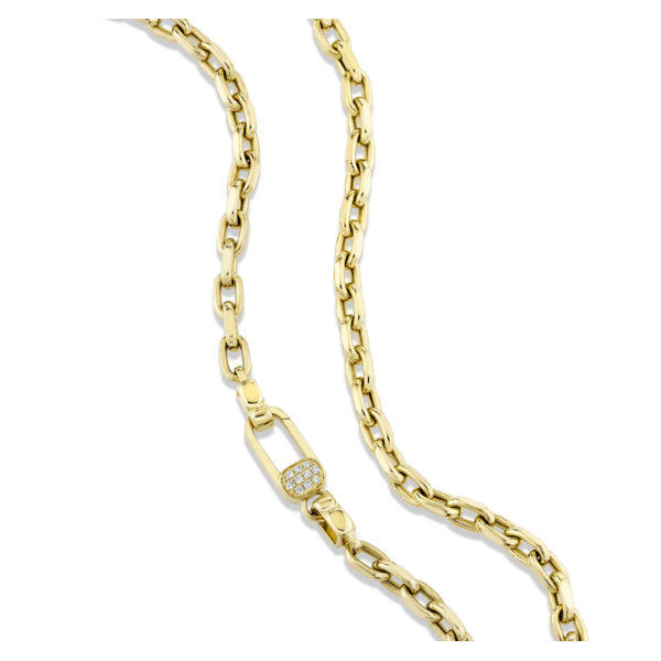 SHY CREATION INC 0.06CT 14K Y/G Diamond Men's Legacy Chain 4MM 22"