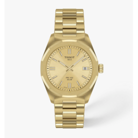 TISSOT watches T1518223302100 - PRC100 Solar Yellow, SS Bracelet, 34mm