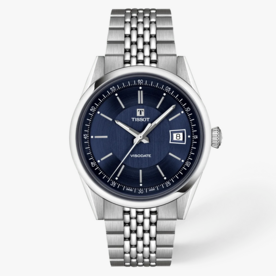 TISSOT watches Visodate Uni SS, Blue Dial, Auto 39mm