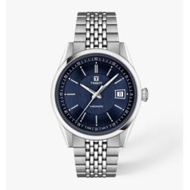 TISSOT watches T1574071104100 - Visodate Uni SS, Blue Dial, Auto 39mm