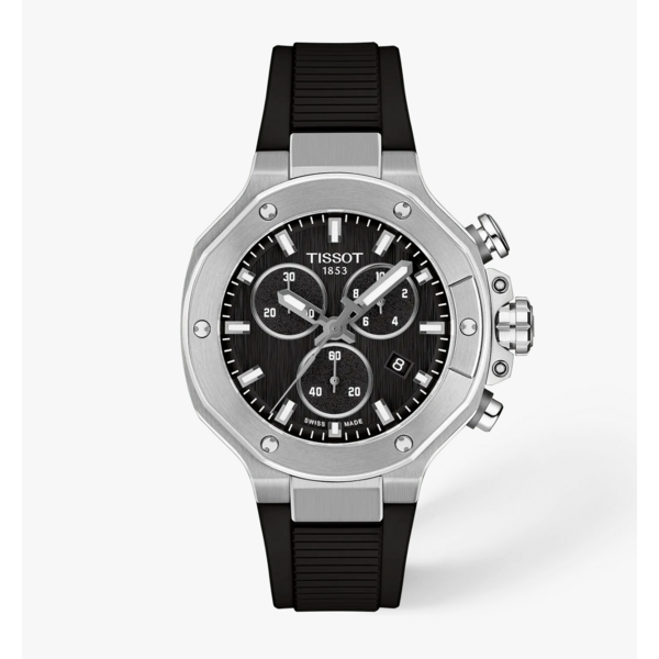 TISSOT watches T1418171705100 - T-Race Uni SS, Black Chrono, 38mm