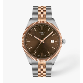 TISSOT watches T1564102229101 - Ballade GTS SS, Rose Gold TT, Chocolate Dial, 40mm